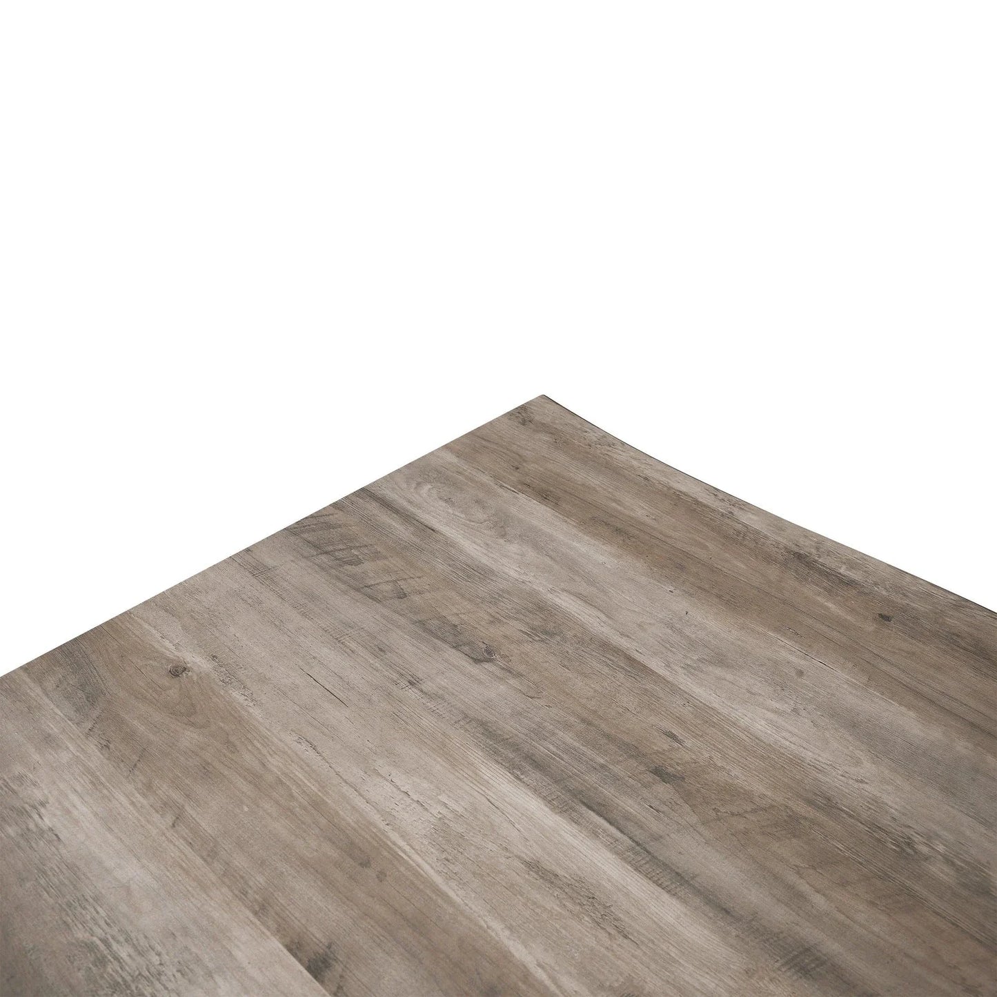 Ravenna 63" Rectangular Dining Table With MDF Tabletop and Metal Legs - Elax Furniture