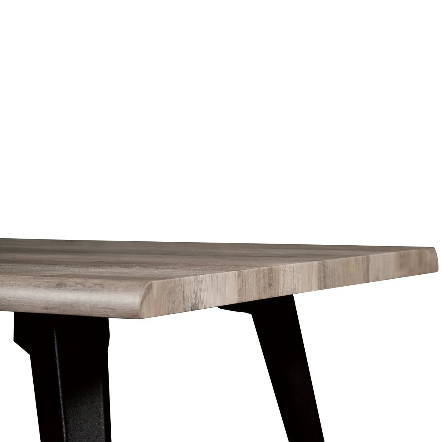 Ravenna 63" Rectangular Dining Table With MDF Tabletop and Metal Legs - Elax Furniture