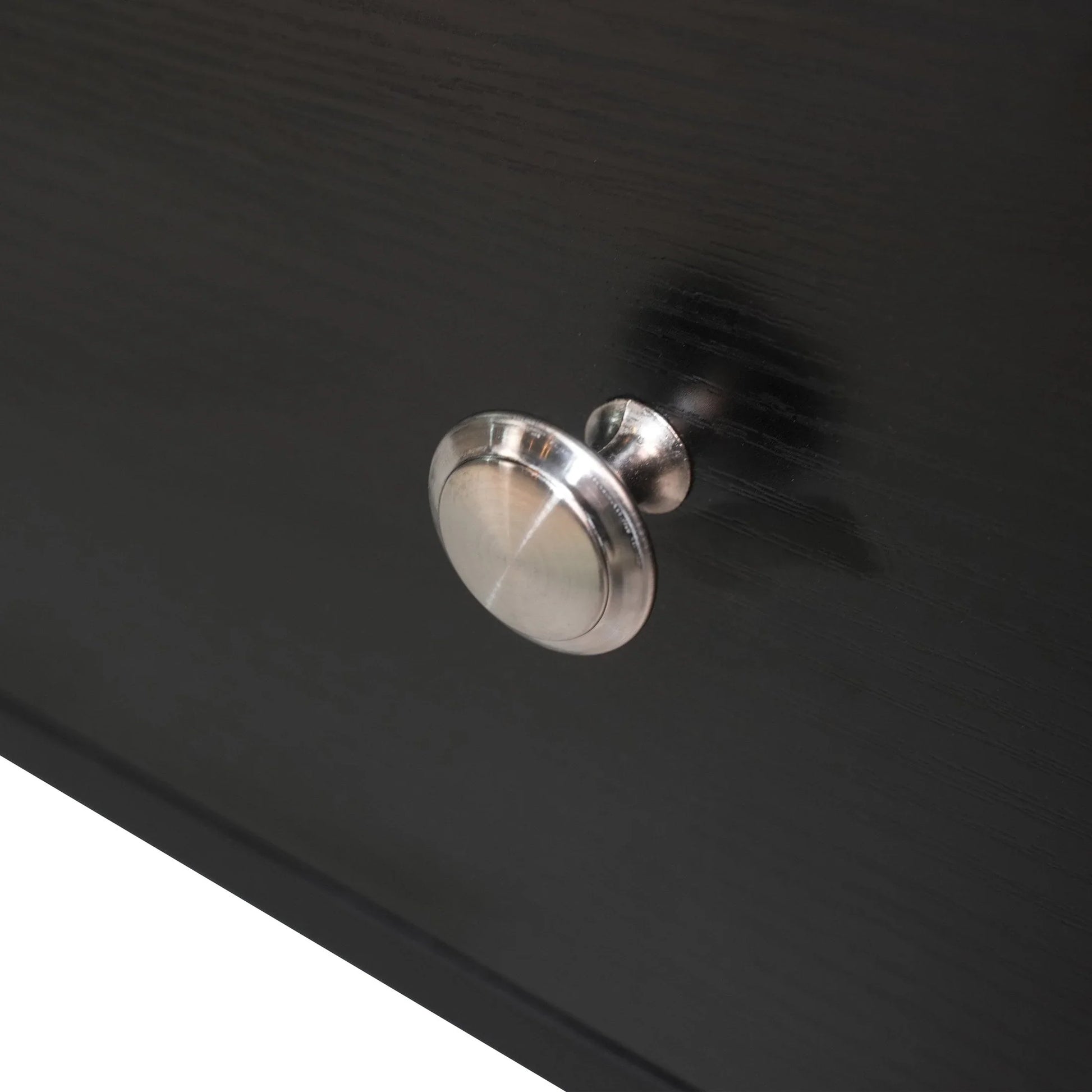 Rochester Modern Rectangular TV Stand: Enclosed Storage & Powder-Coated Iron Legs - Elax Furniture