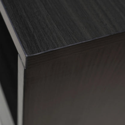 Rochester Modern Rectangular TV Stand: Enclosed Storage & Powder-Coated Iron Legs - Elax Furniture