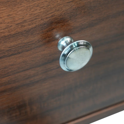 Rochester Modern Rectangular TV Stand: Enclosed Storage & Powder-Coated Iron Legs - Elax Furniture