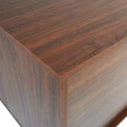 Rochester Modern Rectangular TV Stand: Enclosed Storage & Powder-Coated Iron Legs - Elax Furniture