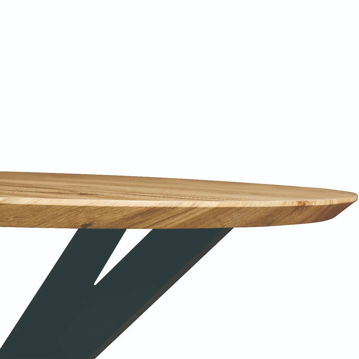 Ravenna 47" Round MDF Wood Dining Table With Modern Metal Base - Elax Furniture