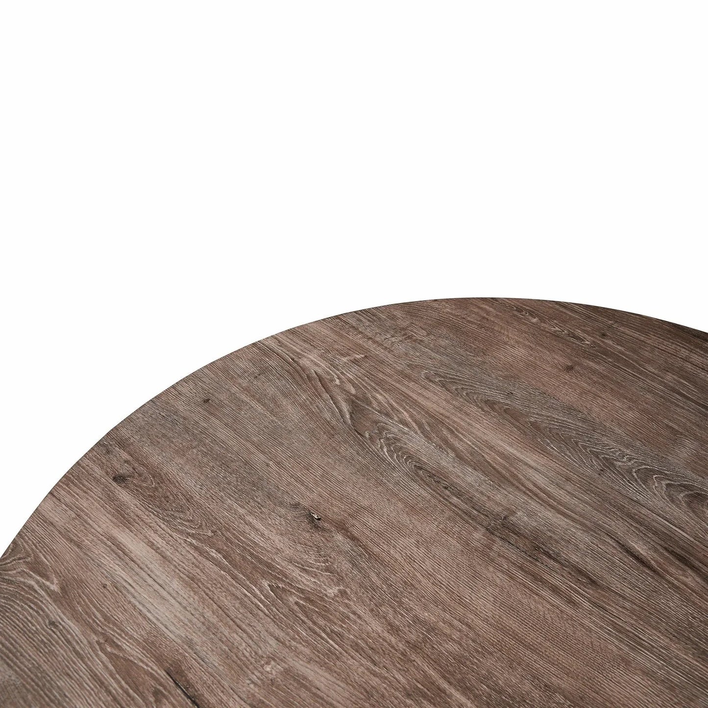 Ravenna 47" Round MDF Wood Dining Table With Modern Metal Base - Elax Furniture