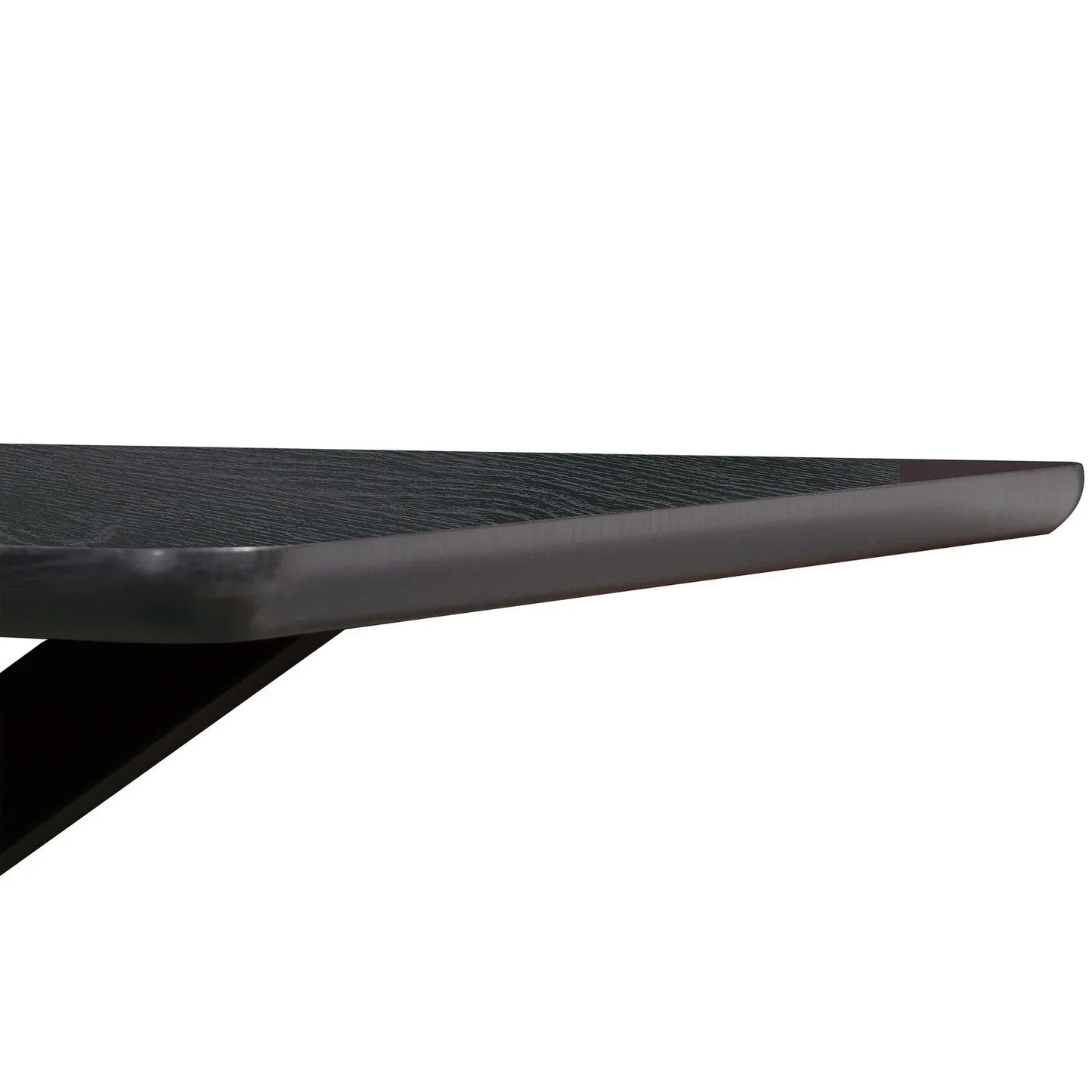 Ravenna 63" Wood Dining Table With Modern Metal Base - Elax Furniture