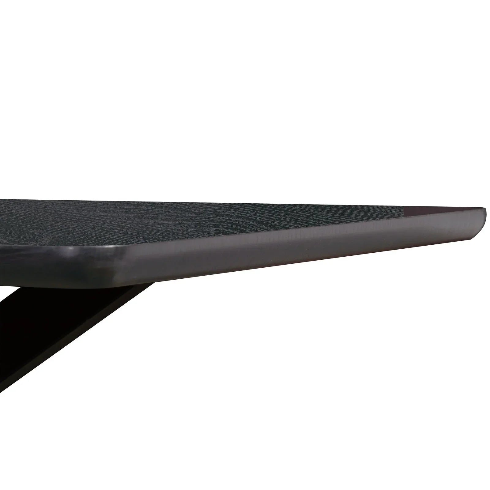 Ravenna 63" Wood Dining Table With Modern Metal Base - Elax Furniture