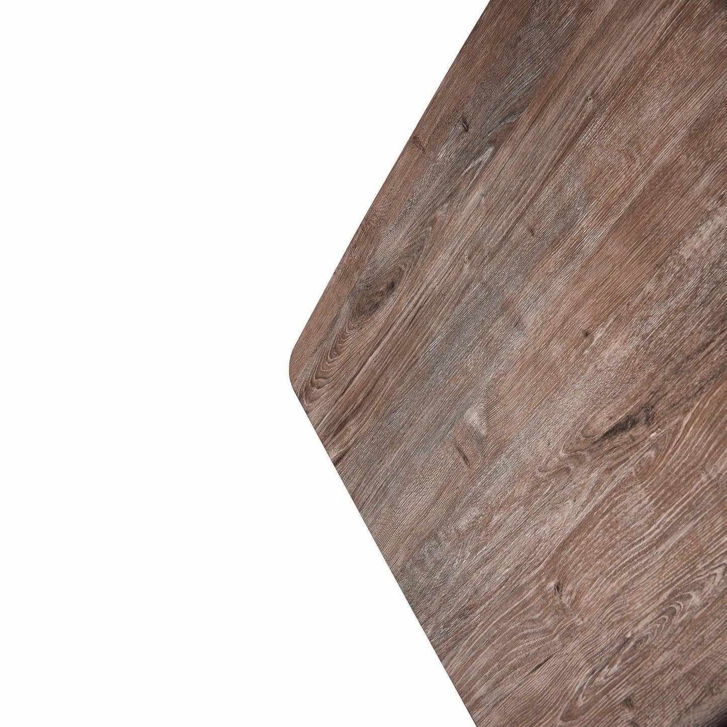 Ravenna 63" Wood Dining Table With Modern Metal Base - Elax Furniture