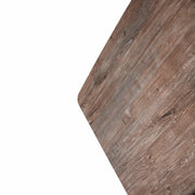 Ravenna 63" Wood Dining Table With Modern Metal Base - Elax Furniture