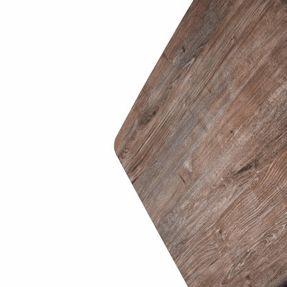 Ravenna 63" Wood Dining Table With Modern Metal Base - Elax Furniture