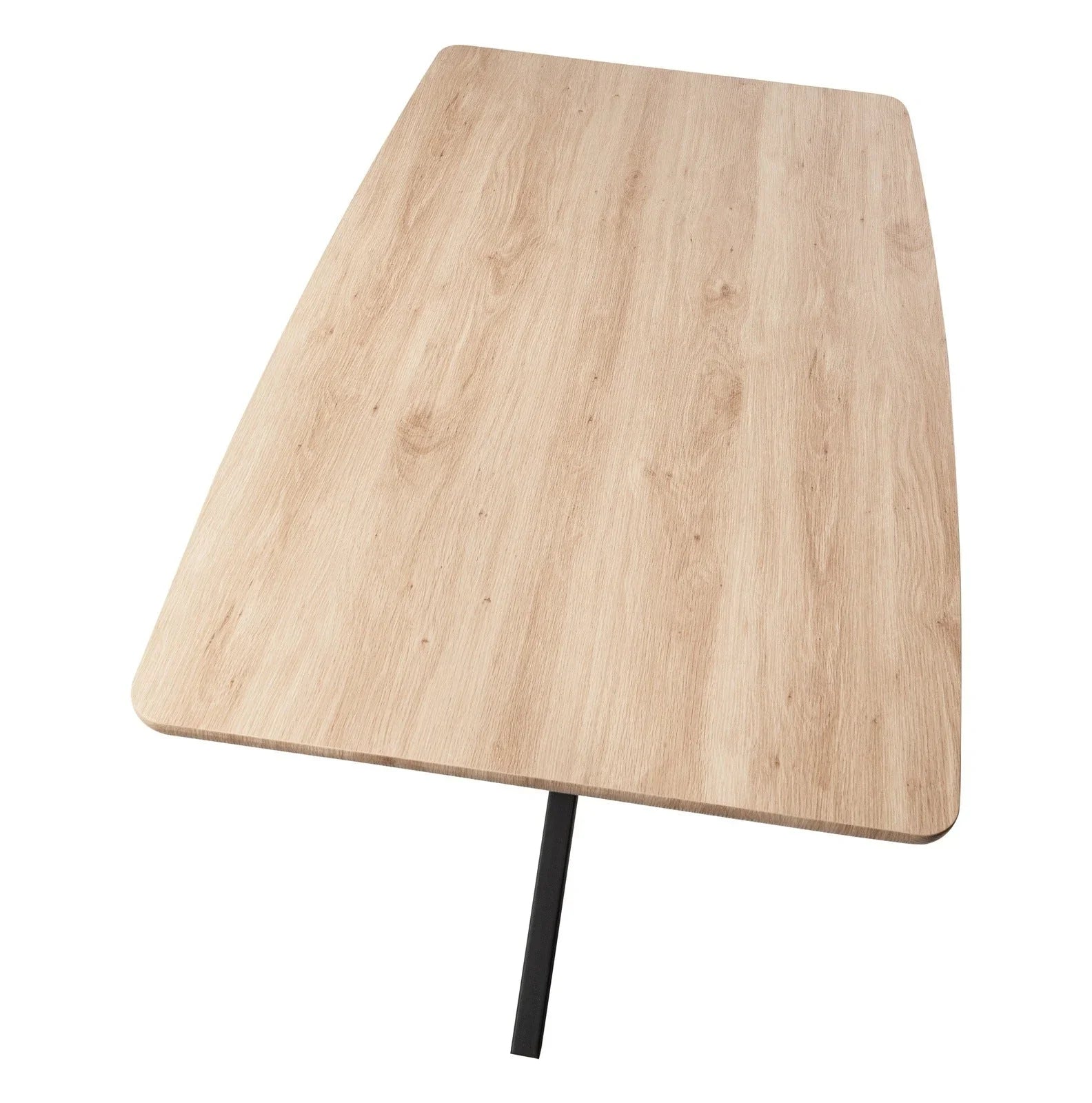 Ravenna 63" Wood Dining Table With Modern Metal Base - Elax Furniture