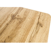 Ravenna 63" Wood Dining Table With Modern Metal Base - Elax Furniture