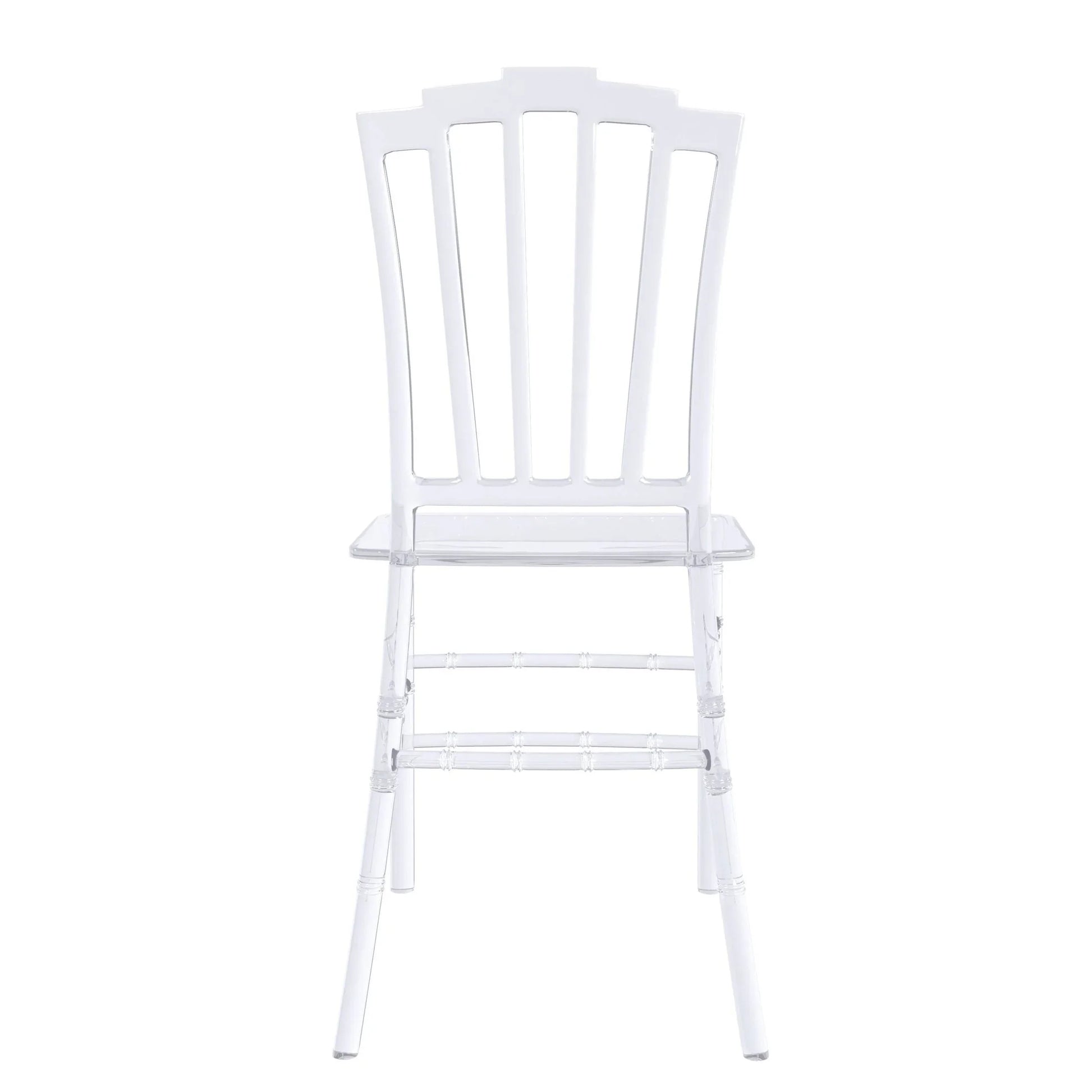 Synth Dining Chair Polycarbonate Side Chair with Windsor Back Design - Elax Furniture