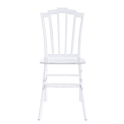 Synth Dining Chair Polycarbonate Side Chair with Windsor Back Design - Elax Furniture
