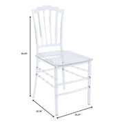 Synth Dining Chair Polycarbonate Side Chair with Windsor Back Design - Elax Furniture