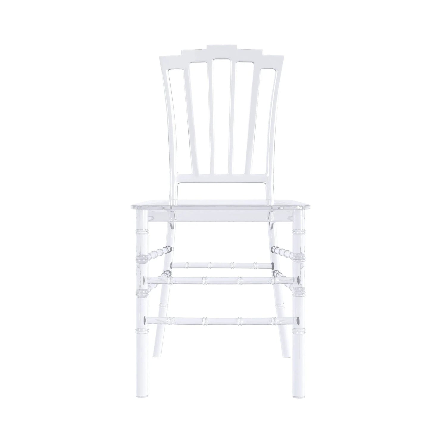 Synth Dining Chair Polycarbonate Side Chair with Windsor Back Design - Elax Furniture