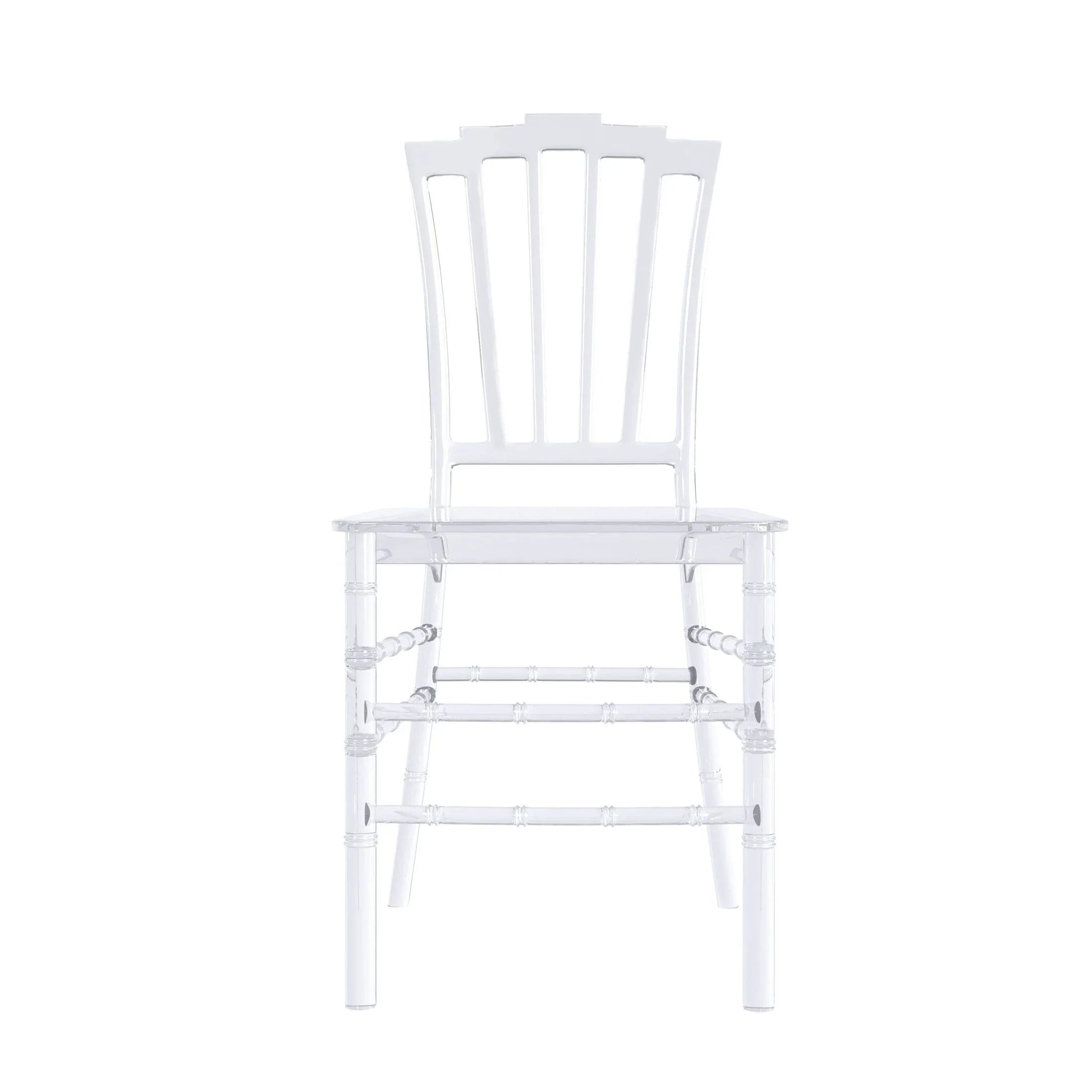 Synth Dining Chair Polycarbonate Side Chair with Windsor Back Design - Elax Furniture