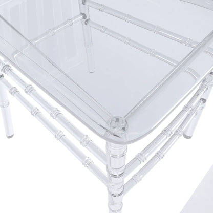 Synth Dining Chair Polycarbonate Side Chair with Windsor Back Design - Elax Furniture