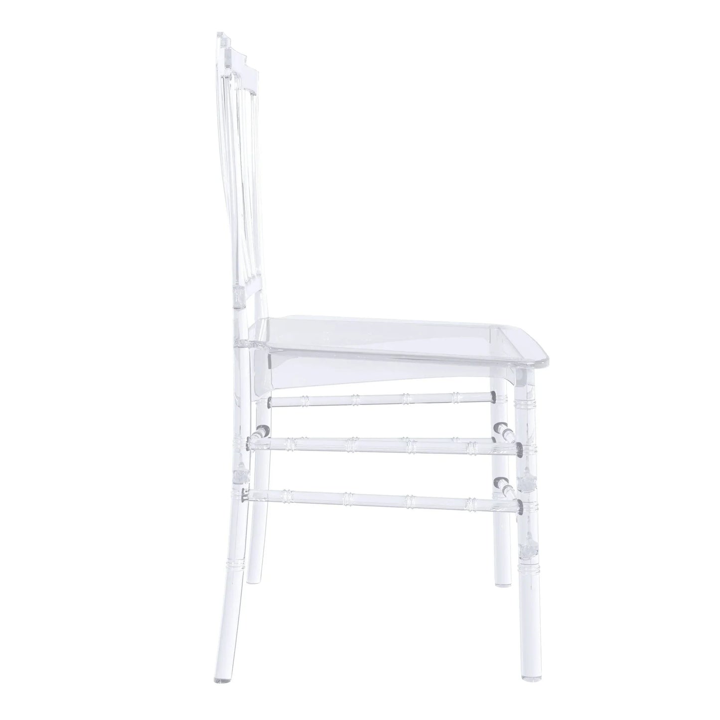 Synth Dining Chair Polycarbonate Side Chair with Windsor Back Design - Elax Furniture