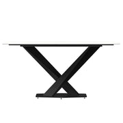 Voren 7-Piece Dining Set with Rectangular Sintered Stone Dining Table and 6 Upholstered Dining Chairs - Elax Furniture