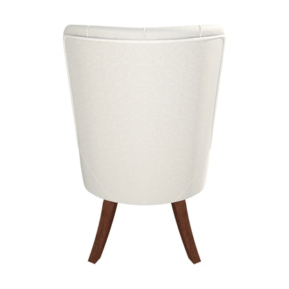 Spruce Collection Modern Wooden Dining Chair in Beige Velvet Set of 2 - Elax Furniture