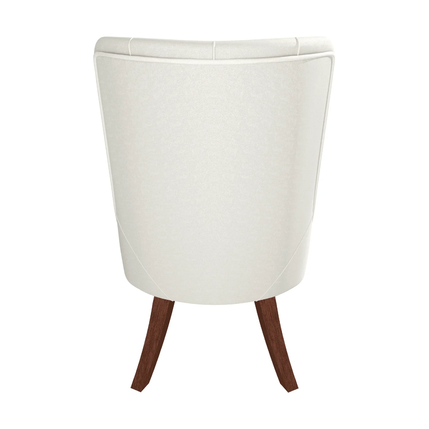 Spruce Dining Chair in Leather/Velvet with Diamond-Tufted Design and Rubberwood Legs - Elax Furniture