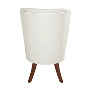 Spruce Dining Chair in Leather/Velvet with Diamond-Tufted Design and Rubberwood Legs - Elax Furniture