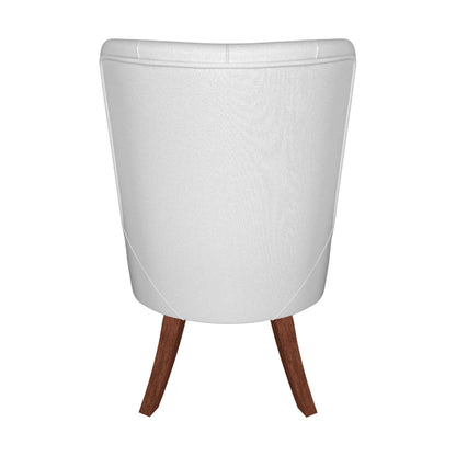 Spruce Dining Chair in Leather/Velvet with Diamond-Tufted Design and Rubberwood Legs - Elax Furniture