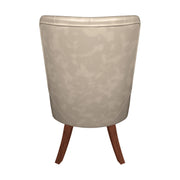 Spruce Dining Chair in Leather/Velvet with Diamond-Tufted Design and Rubberwood Legs - Elax Furniture