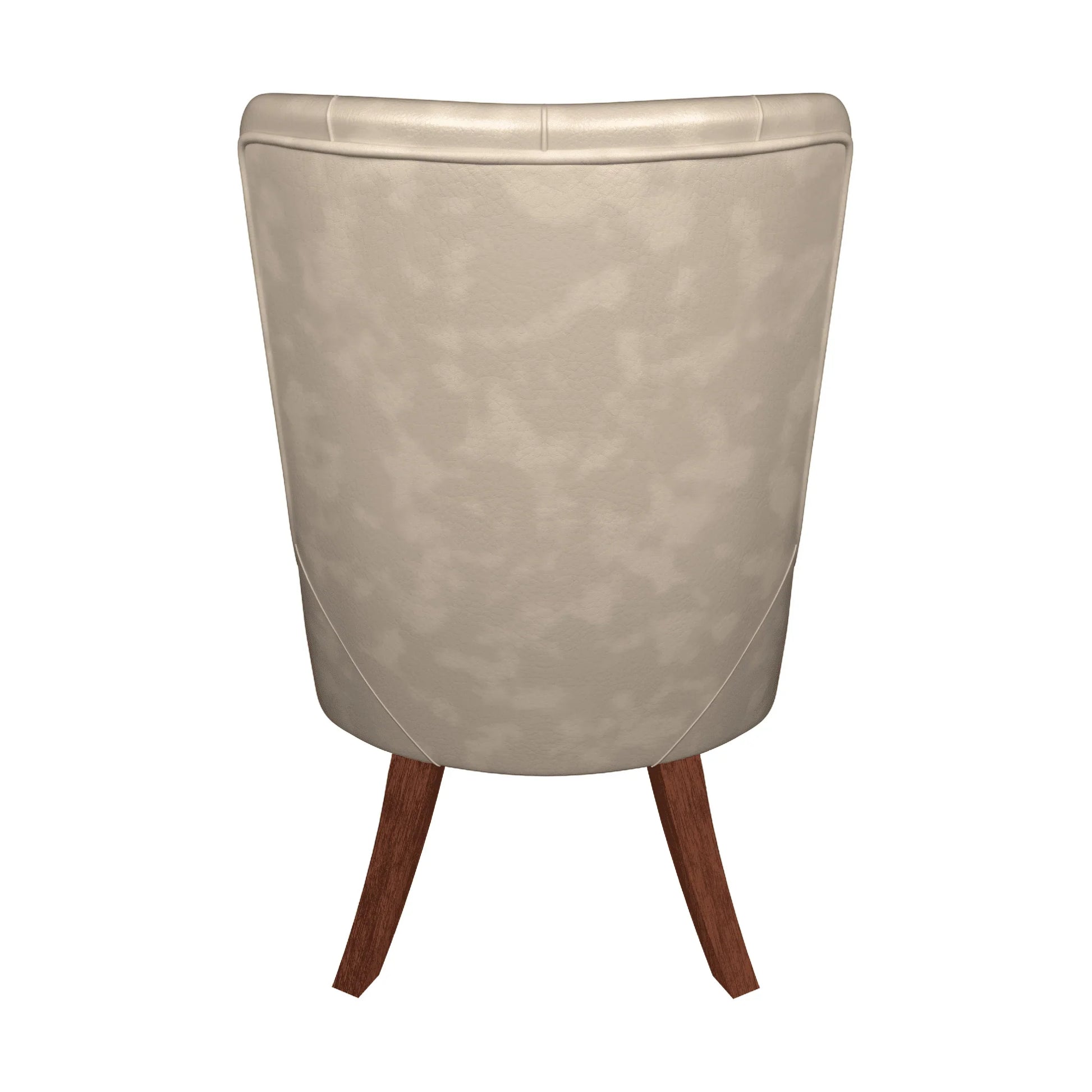 Spruce Dining Chair in Leather/Velvet with Diamond-Tufted Design and Rubberwood Legs - Elax Furniture