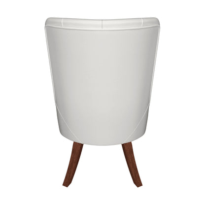 Spruce Dining Chair in Leather/Velvet with Diamond-Tufted Design and Rubberwood Legs - Elax Furniture