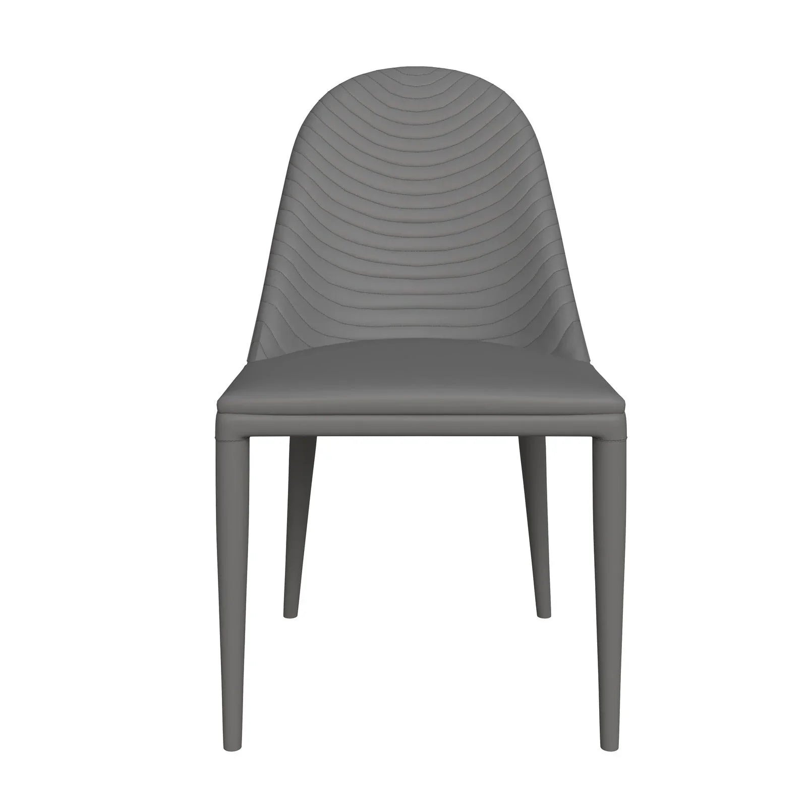 Seville Dining Chair Upholstered in Leather with Metal Legs Covered in Leather - Elax Furniture