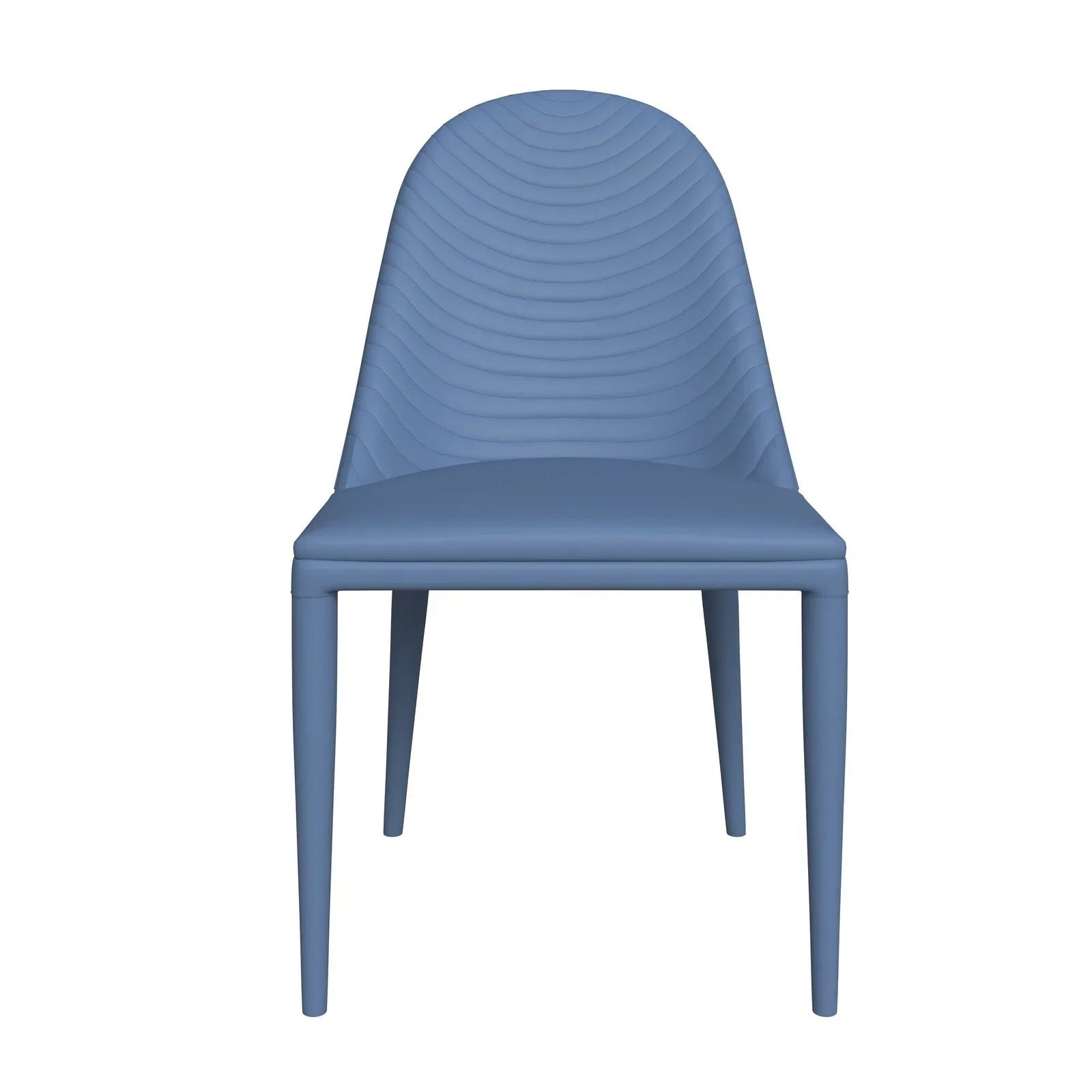 Seville Dining Chair Upholstered in Leather with Metal Legs Covered in Leather - Elax Furniture