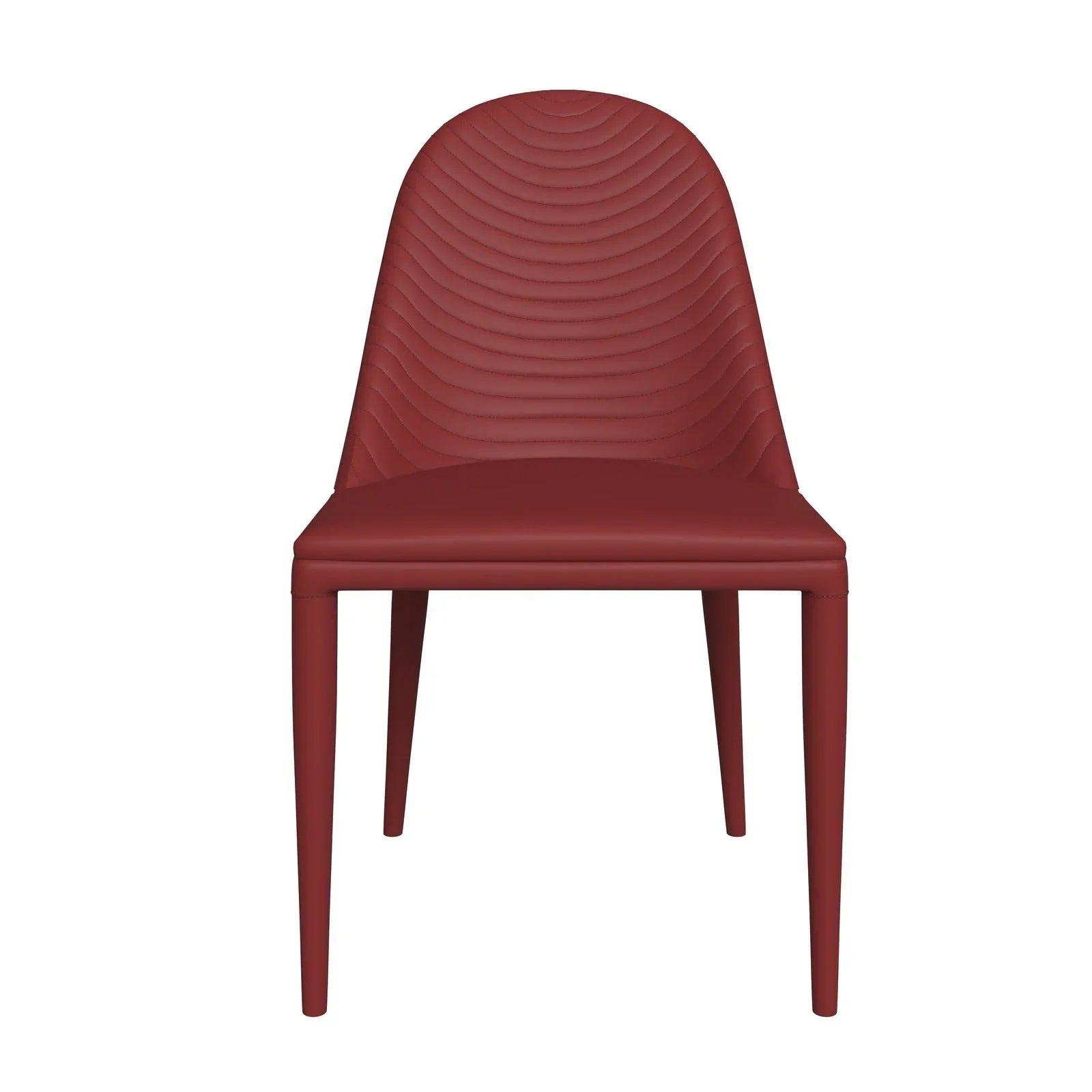Seville Dining Chair Upholstered in Leather with Metal Legs Covered in Leather - Elax Furniture