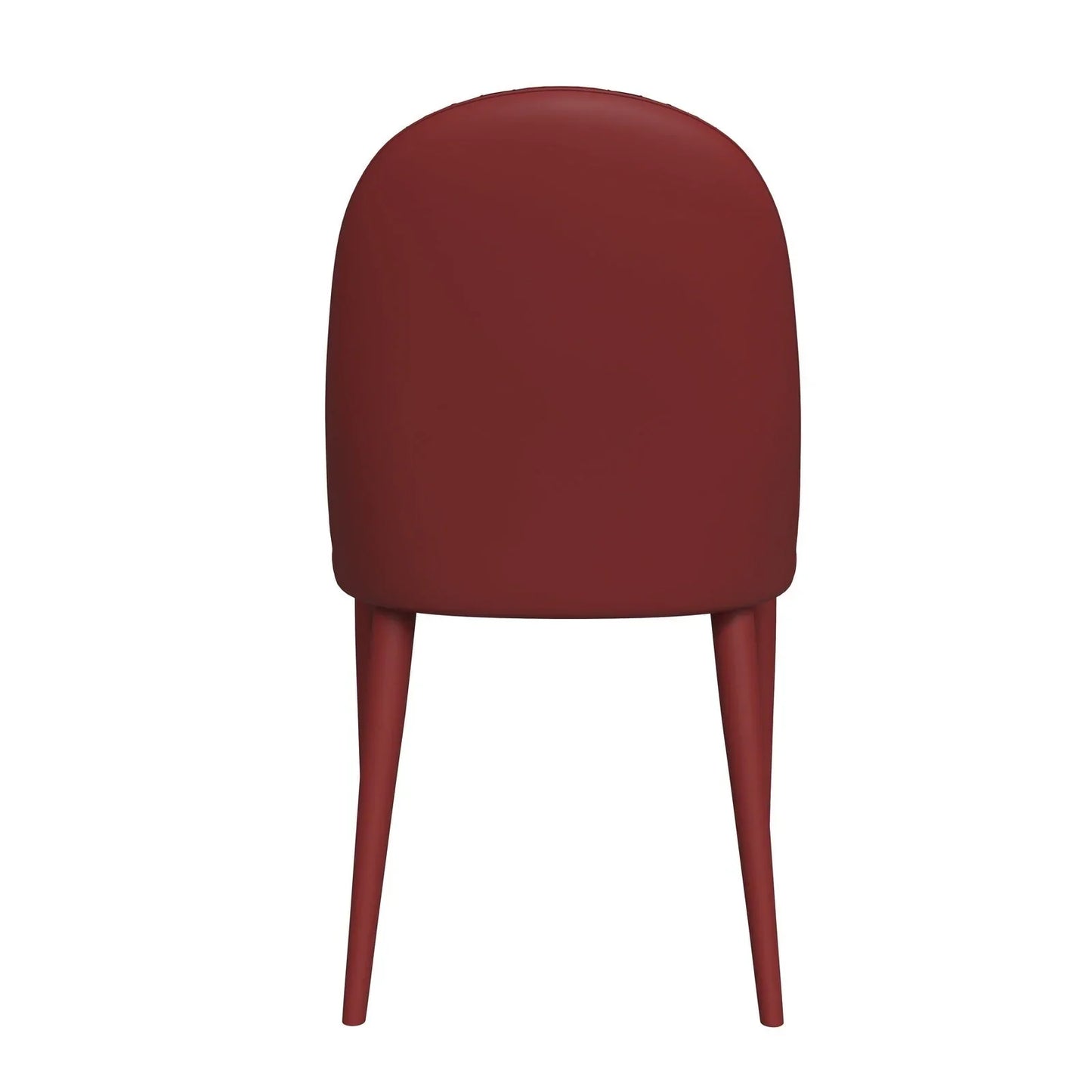 Seville Dining Chair Upholstered in Leather with Metal Legs Covered in Leather - Elax Furniture