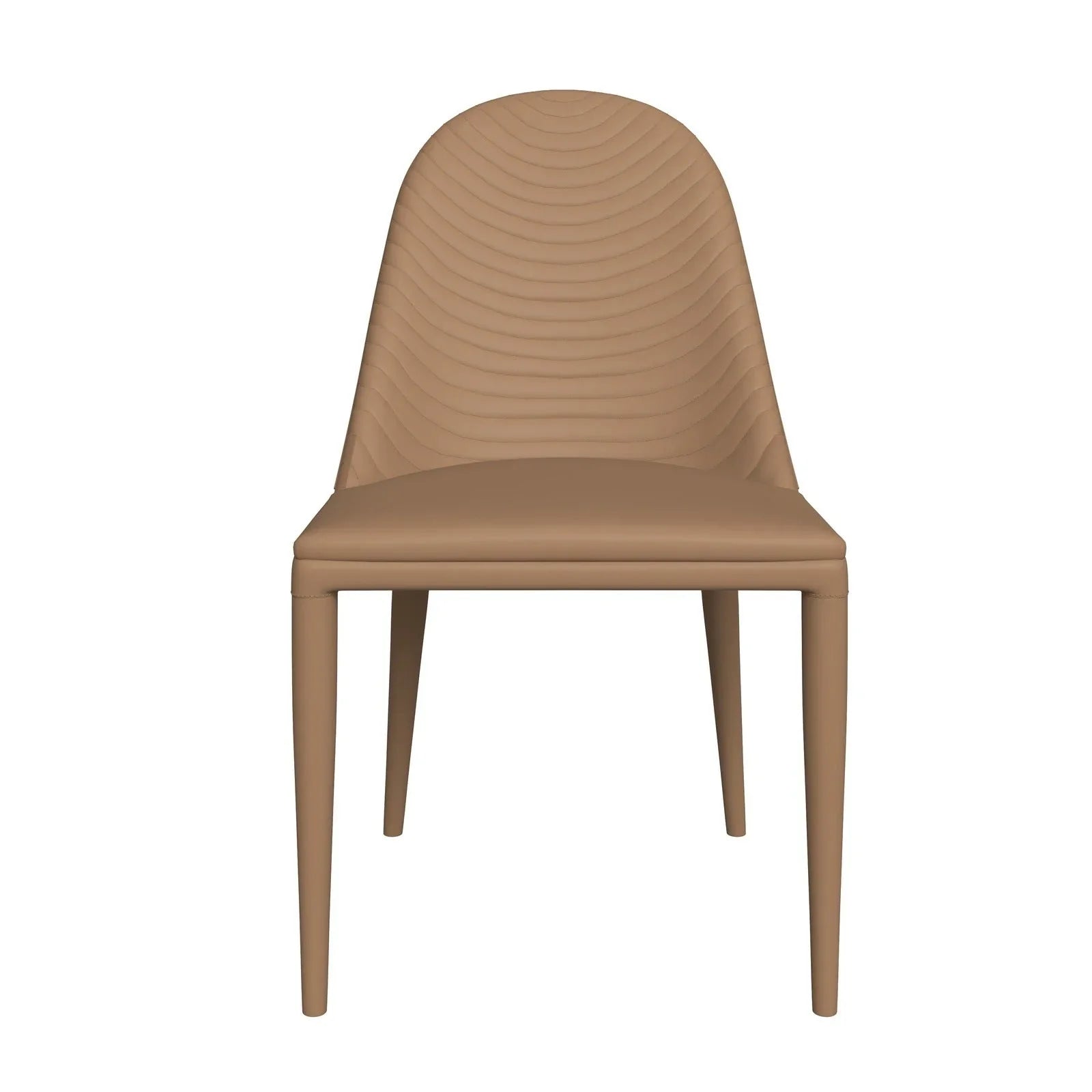 Seville Dining Chair Upholstered in Leather with Metal Legs Covered in Leather - Elax Furniture