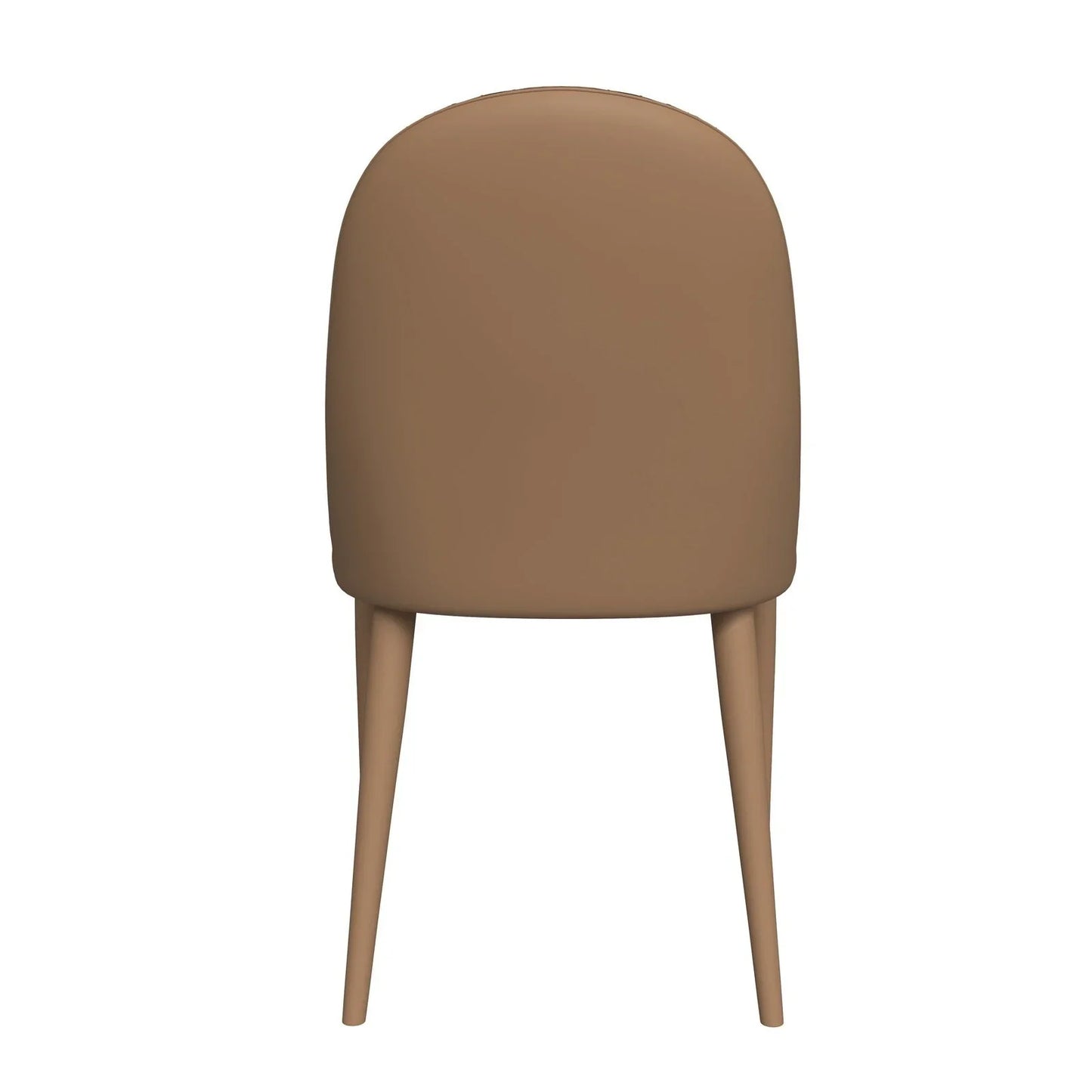 Seville Dining Chair Upholstered in Leather with Metal Legs Covered in Leather - Elax Furniture