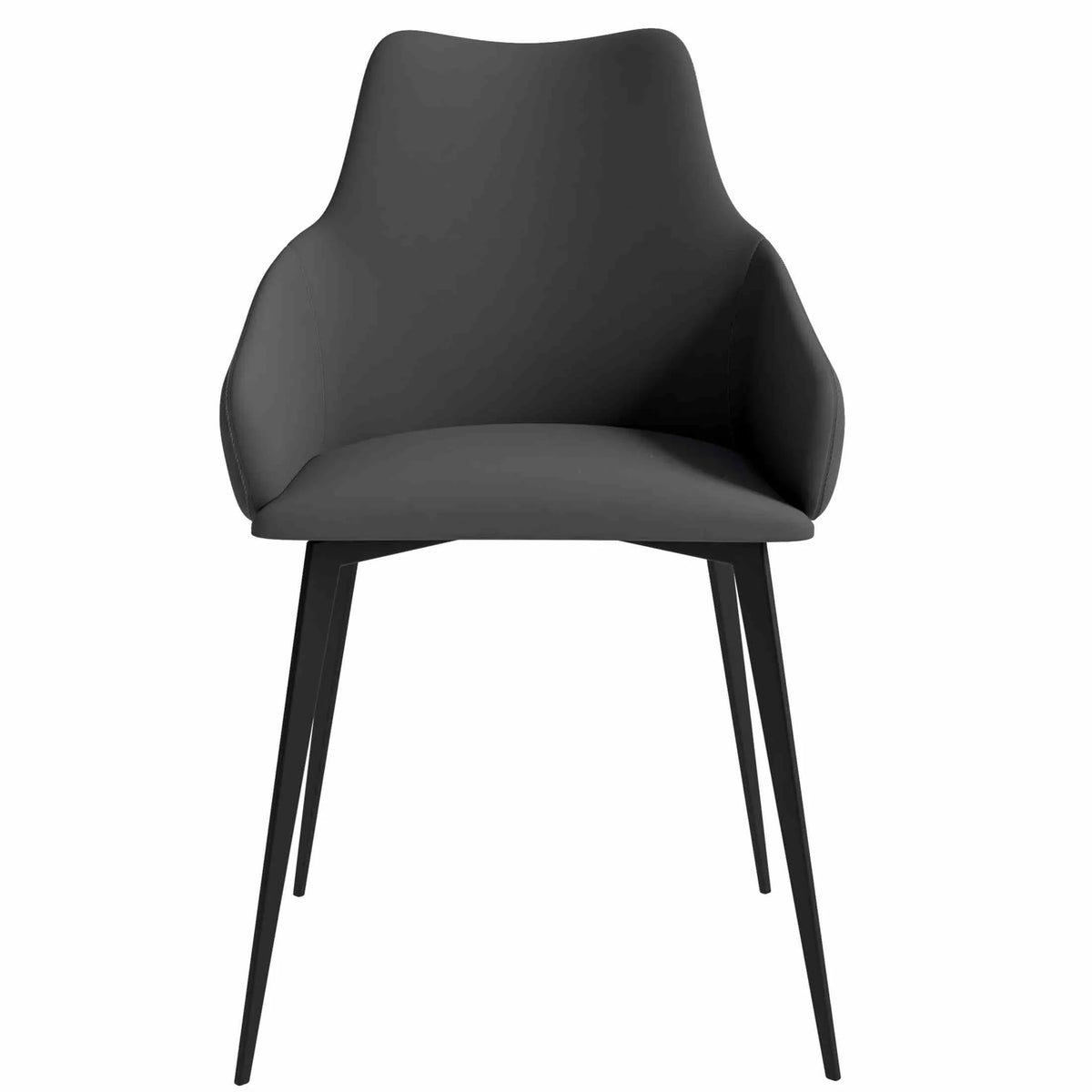 Sonnet Dining Chair Ergonomic Design with Upholstered Seating and Sturdy Iron Legs - Elax Furniture