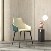 Sonnet Dining Chair Ergonomic Design with Upholstered Seating and Sturdy Iron Legs - Elax Furniture
