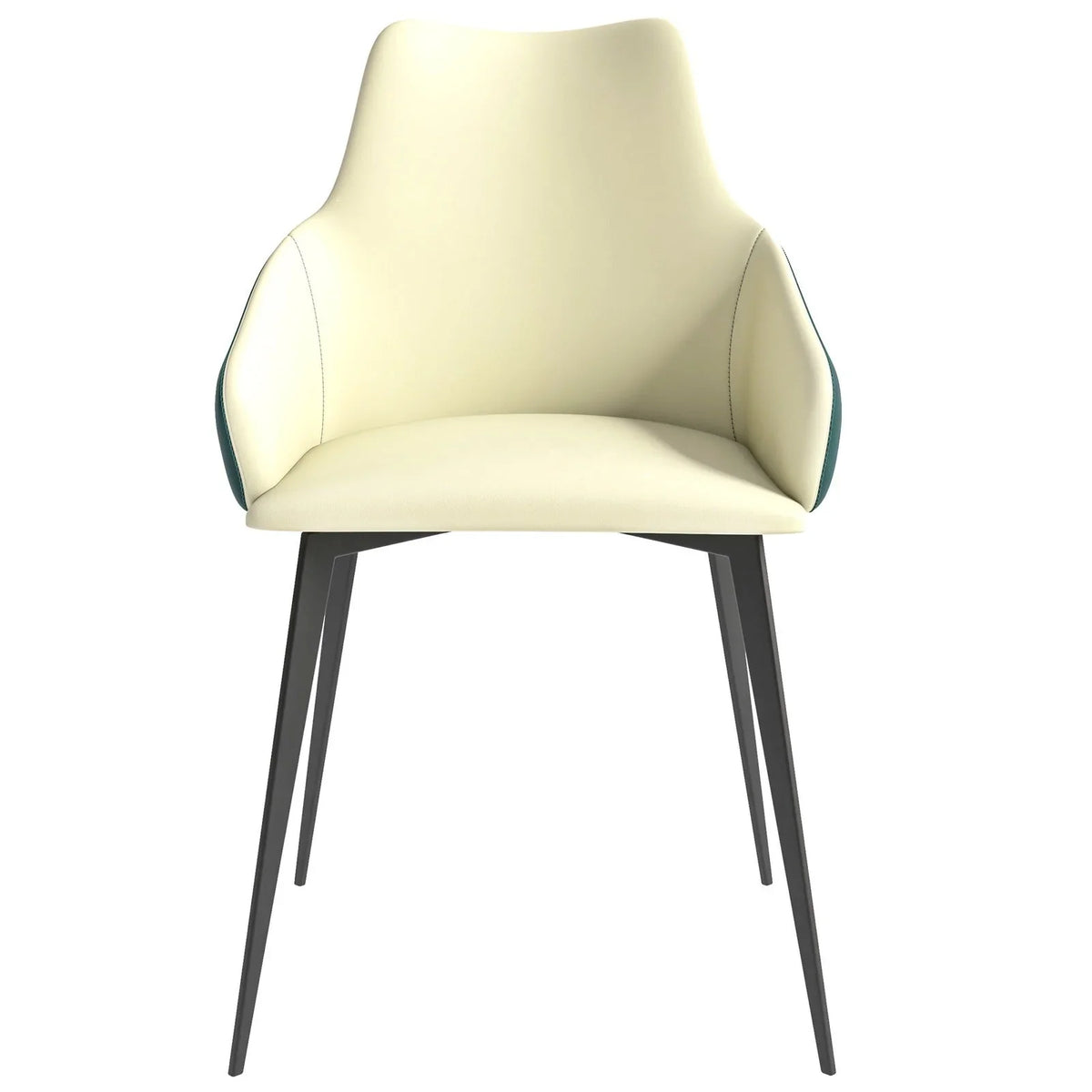 Sonnet Dining Chair Ergonomic Design with Upholstered Seating and Sturdy Iron Legs - Elax Furniture