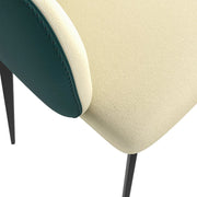 Sonnet Dining Chair Ergonomic Design with Upholstered Seating and Sturdy Iron Legs - Elax Furniture