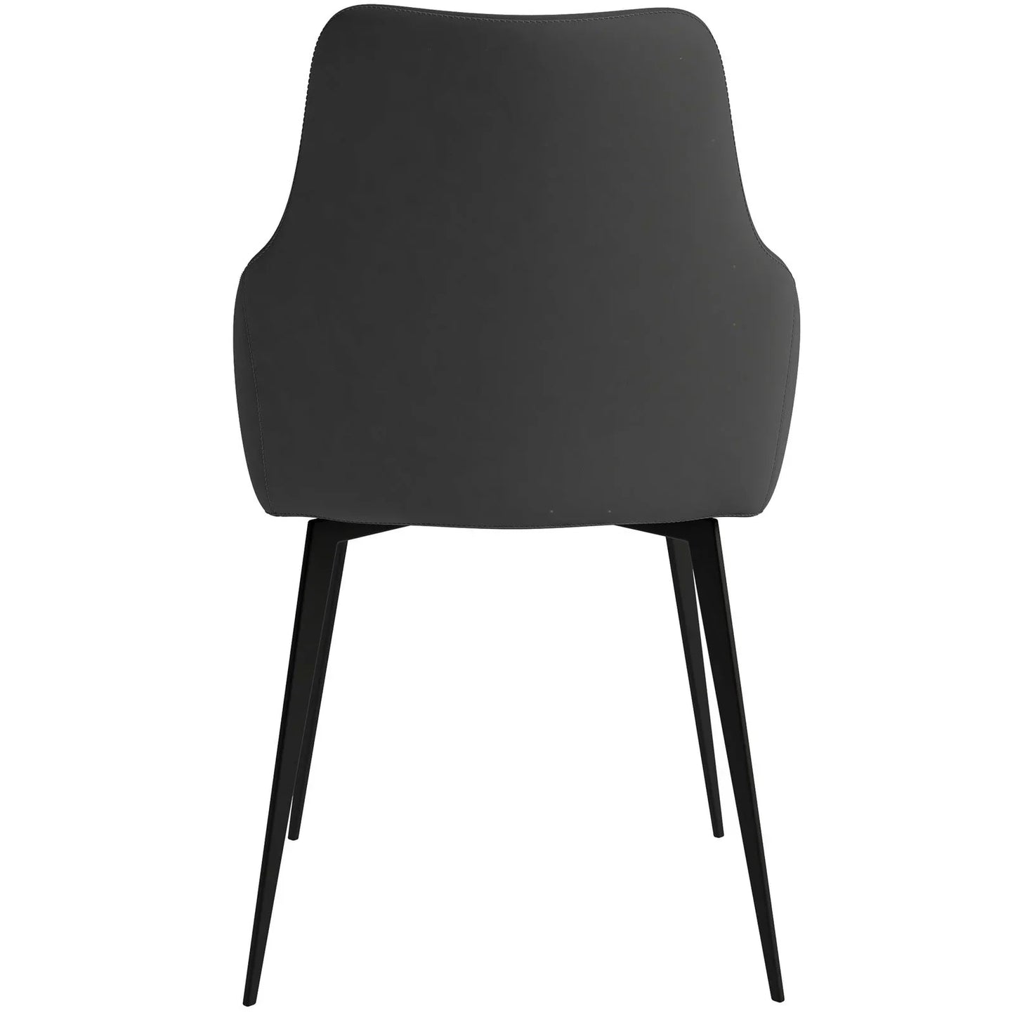 Sonnet Dining Chair Ergonomic Design with Upholstered Seating and Sturdy Iron Legs - Elax Furniture