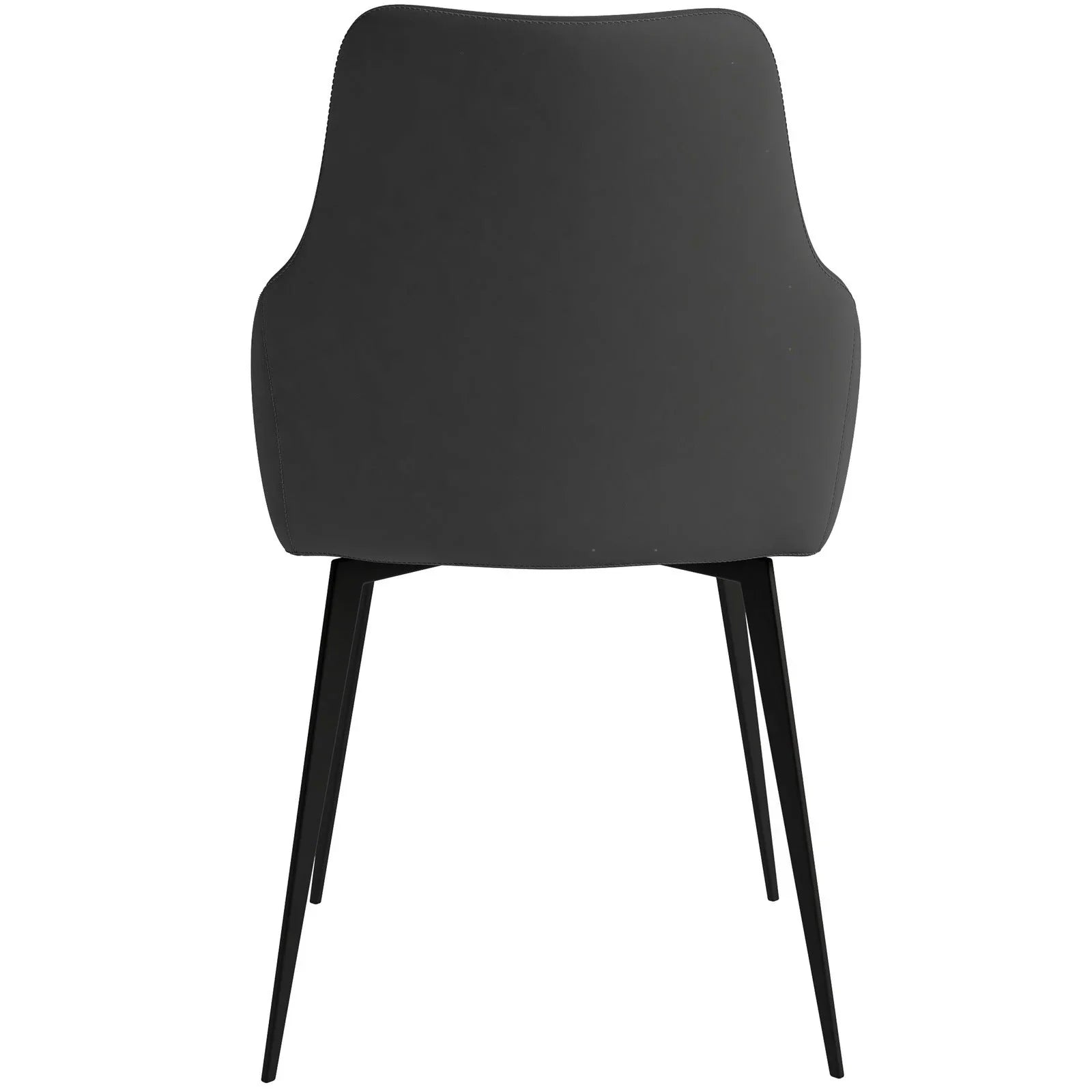 Sonnet Dining Chair Ergonomic Design with Upholstered Seating and Sturdy Iron Legs - Elax Furniture