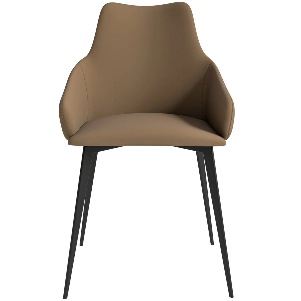 Sonnet Dining Chair Ergonomic Design with Upholstered Seating and Sturdy Iron Legs - Elax Furniture