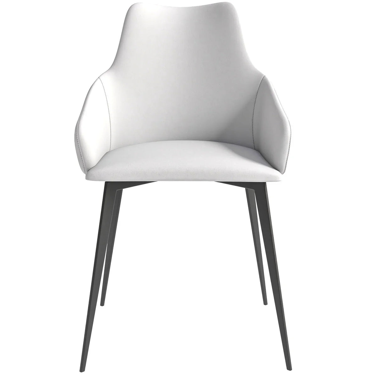 Sonnet Dining Chair Ergonomic Design with Upholstered Seating and Sturdy Iron Legs - Elax Furniture
