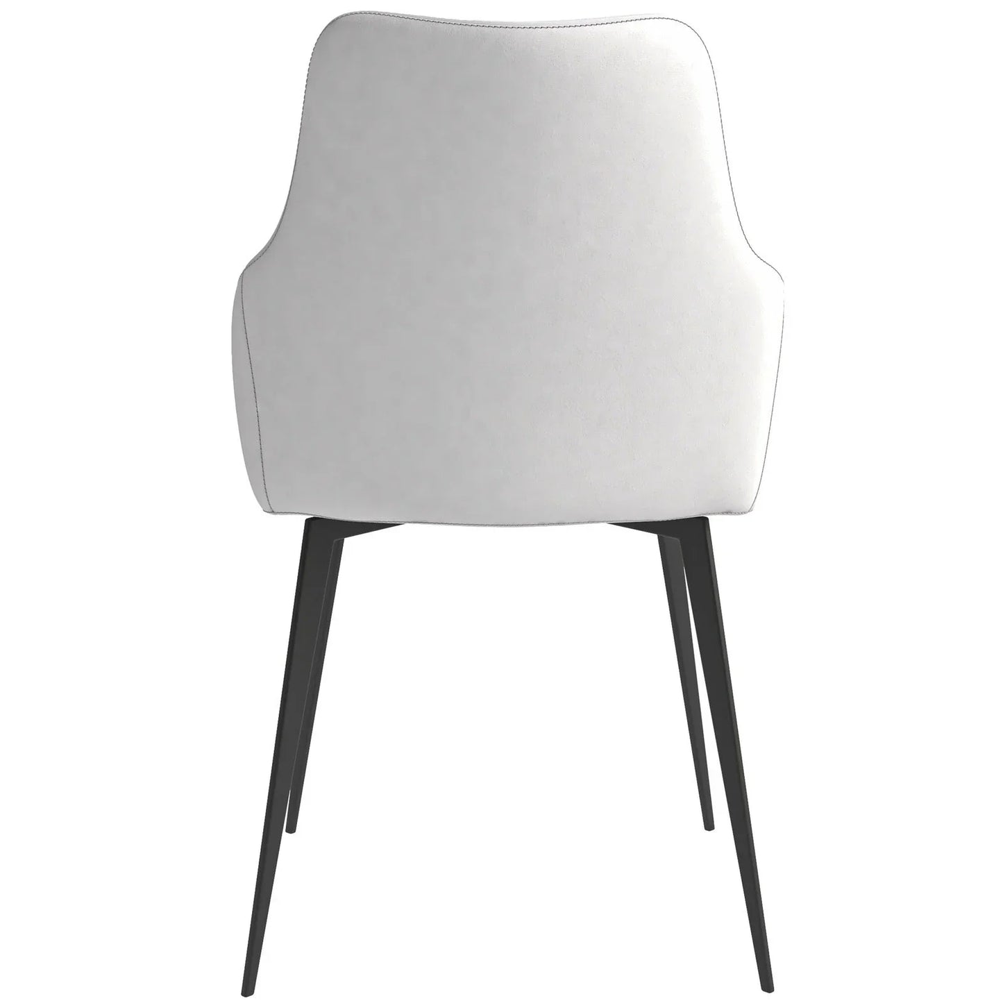 Sonnet Dining Chair Ergonomic Design with Upholstered Seating and Sturdy Iron Legs - Elax Furniture