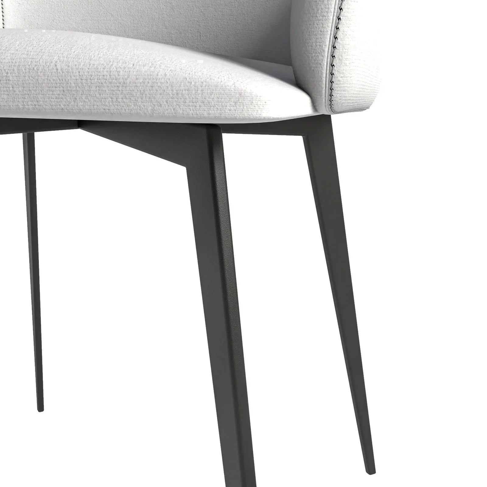 Sonnet Dining Chair Ergonomic Design with Upholstered Seating and Sturdy Iron Legs - Elax Furniture