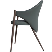 Sante Upholstered PU Leather Dining Chair with Iron Legs - Elax Furniture