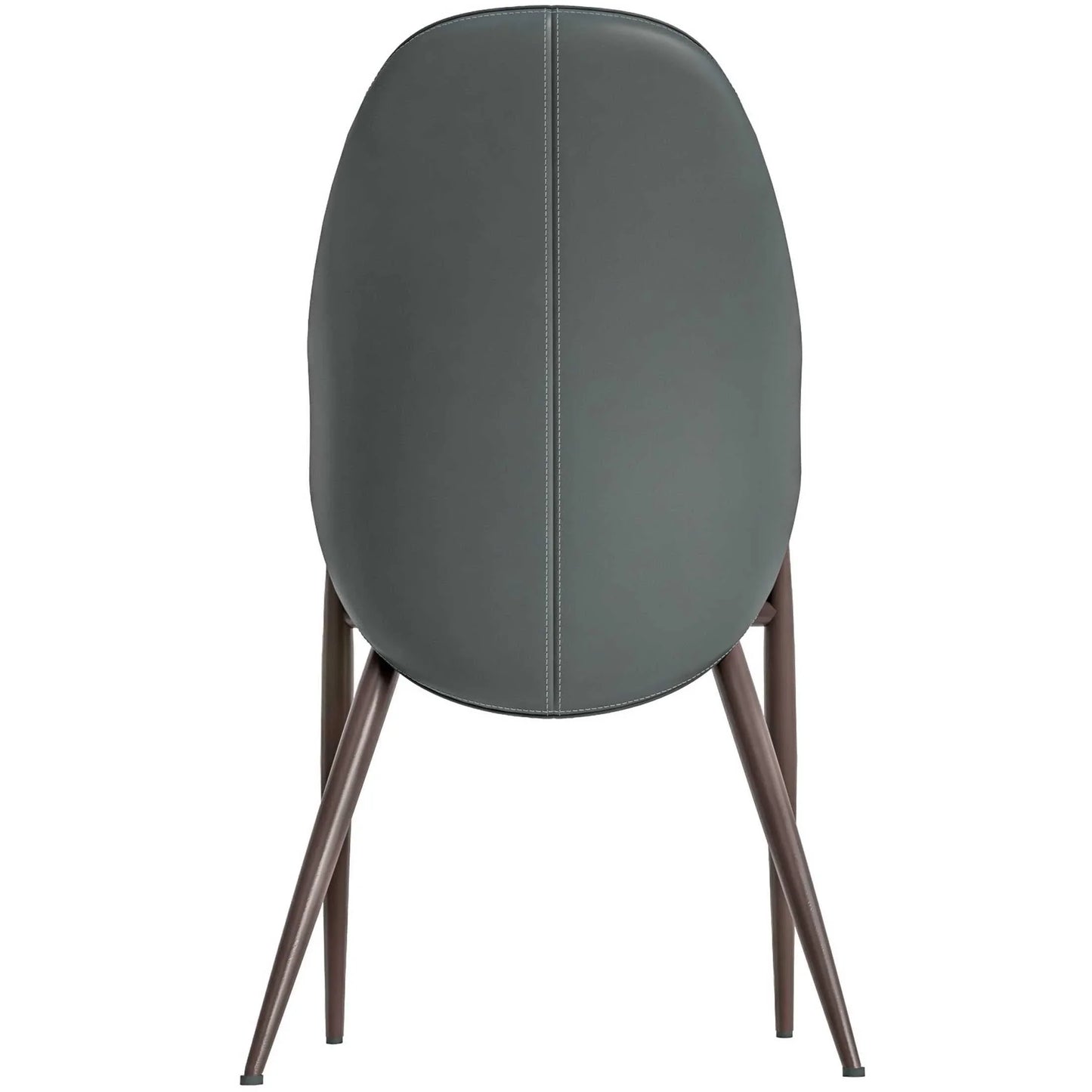 Sante Upholstered PU Leather Dining Chair with Iron Legs - Elax Furniture