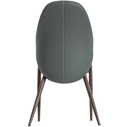 Sante Upholstered PU Leather Dining Chair with Iron Legs - Elax Furniture