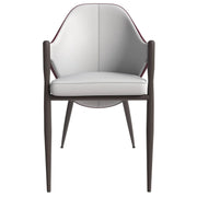 Sante Upholstered PU Leather Dining Chair with Iron Legs - Elax Furniture